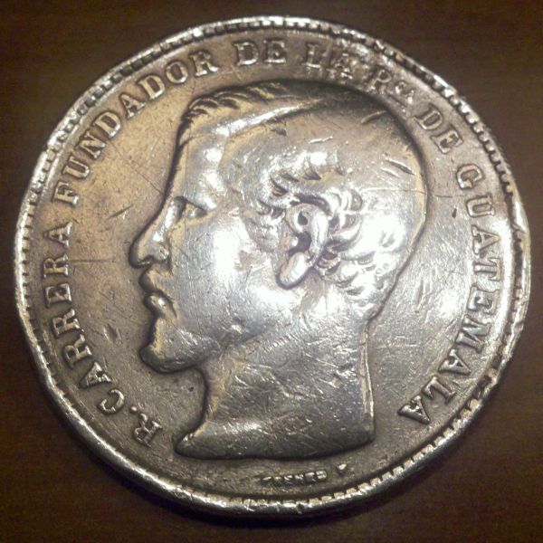 Guatemala-Peso-1868
