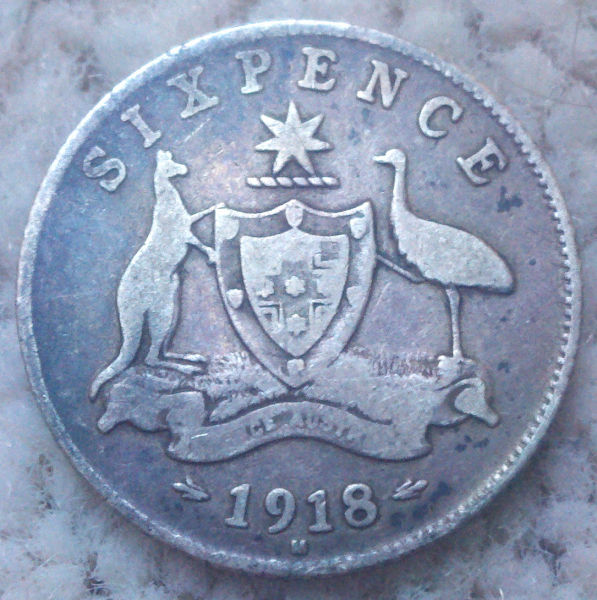 1918-Sixpence