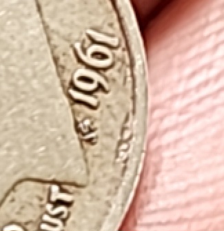 1961-Dime-With-Possible-Letters-On-The-Bottom-Of-Coin
