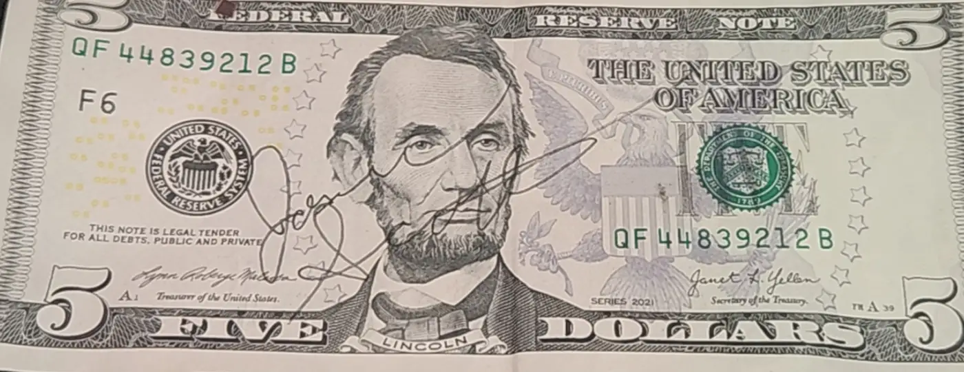 2021-$5-US-Bill-With-Possible-Extra-Signature