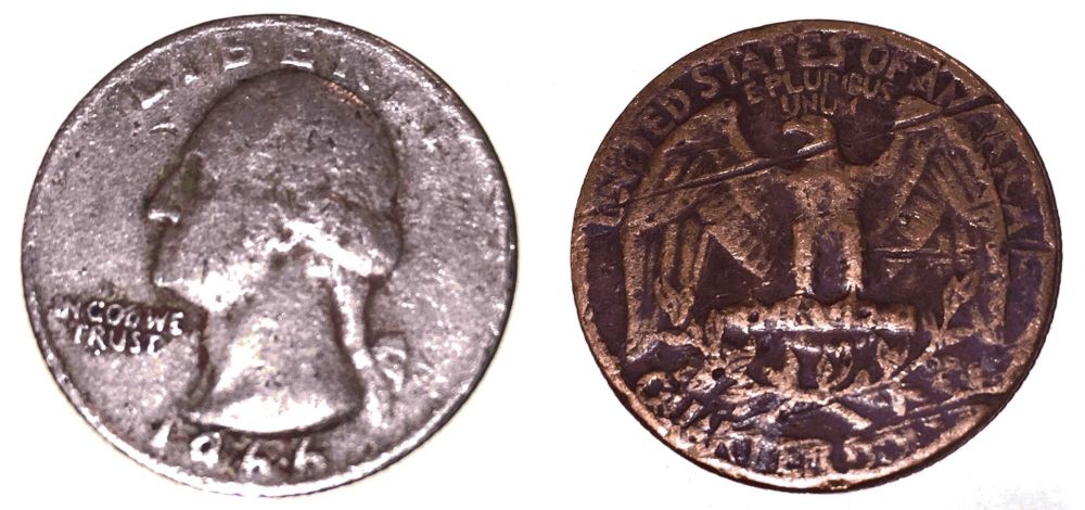 Copper-Quarter---Just-On-One-Side?
