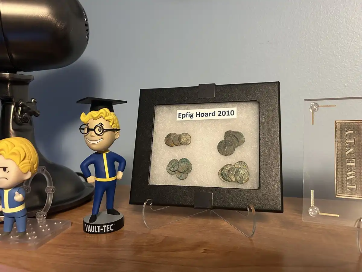 Concretion-Of-Coins-From-The-Epfig-Hoard