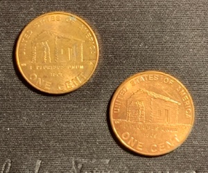 2009-Pennies-Early-Childhood:-Same-Pennies-But-Different-Color-Or-Toning?