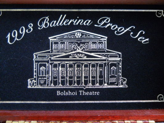 Rare-Russian-Ballet-Coin-Set-With-Original-Box-And-Book.