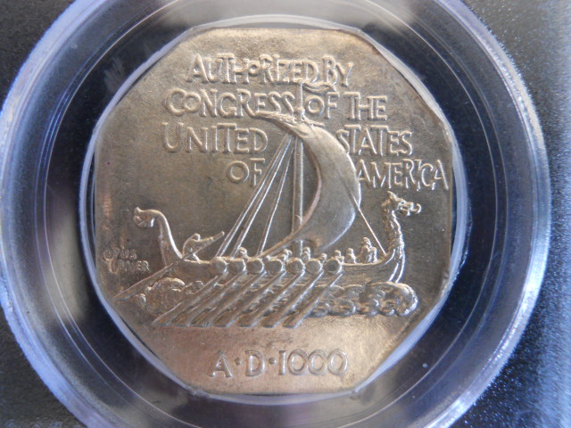 1925-Norse-American-Centennial-Thick-Medal-PCGS-Graded-MS-64