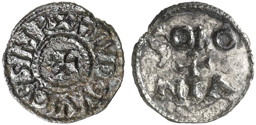 Carolingian-Coin-Louis-The-Pious-Mint-In-Cologne