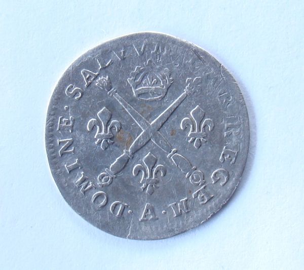 France-1/16-Ecu-/-5-Sols-1702-?-Variety?