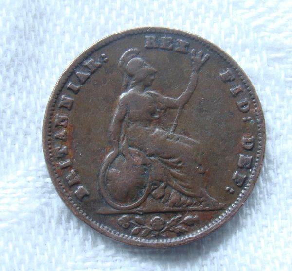 UK-Farthing-1836-Overstrike/Overdate?