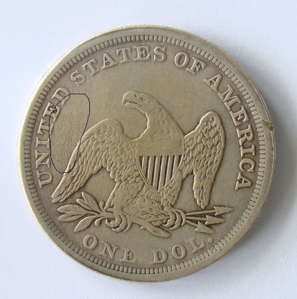 Fake-1843-Seated-Liberty-One-Dollar