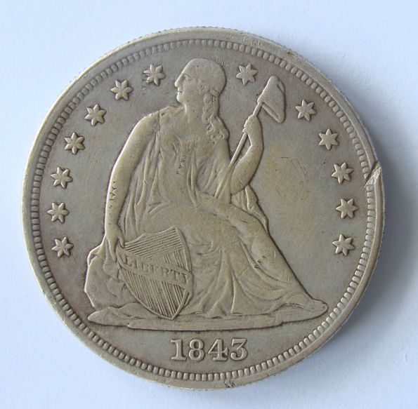 Fake-1843-Seated-Liberty-One-Dollar