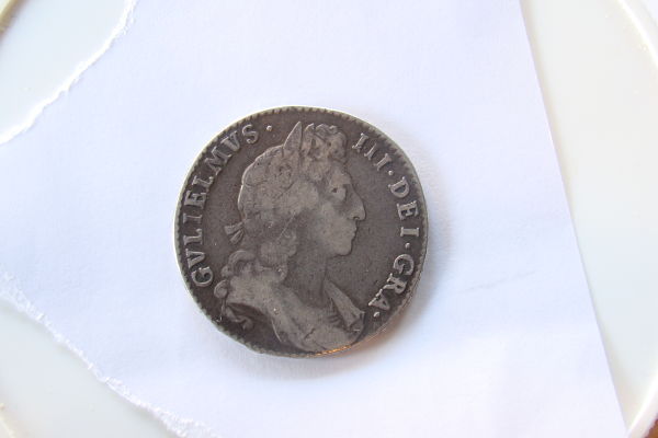 1/2-Crown-1697-And-Shilling-1723