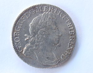 1/2-Crown-1697-And-Shilling-1723