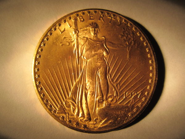 1927-Gold-20$-Saint-Gaudens-Double-Eagle