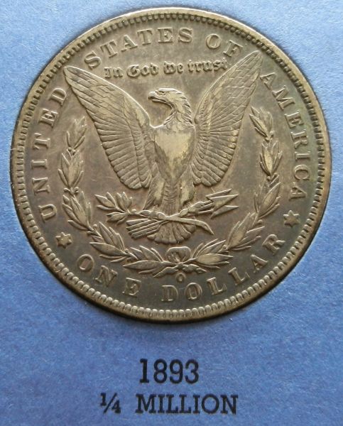 1893-O-Morgan-Dollar-Vf?-XF?-TPG-Able?