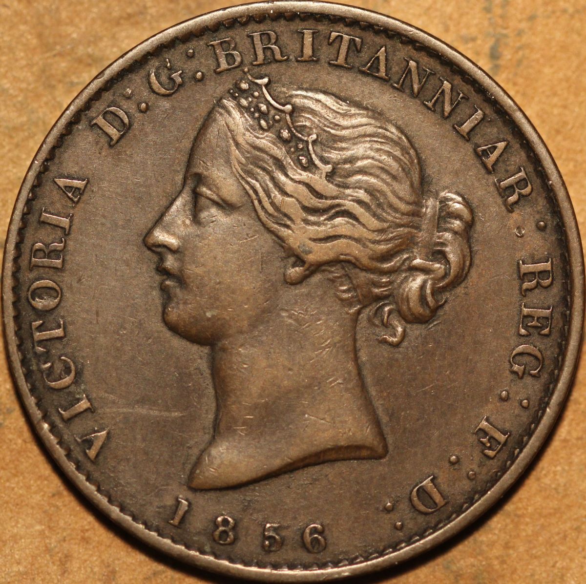 2-1856-Nova-Scotia--Half-Penny-Tokens-For-Grade-And-Comments