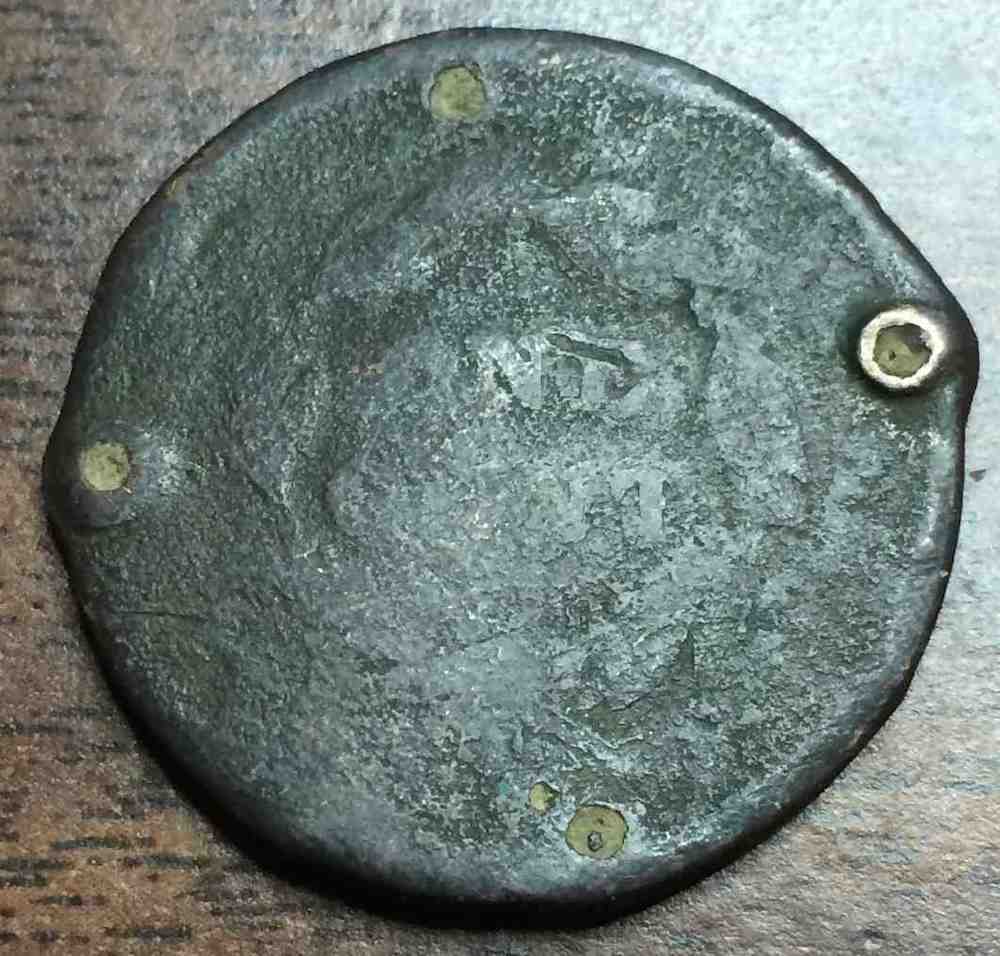 Matron-Early-Copper-Penny-With-Stamped-Interlocking-Lugs?