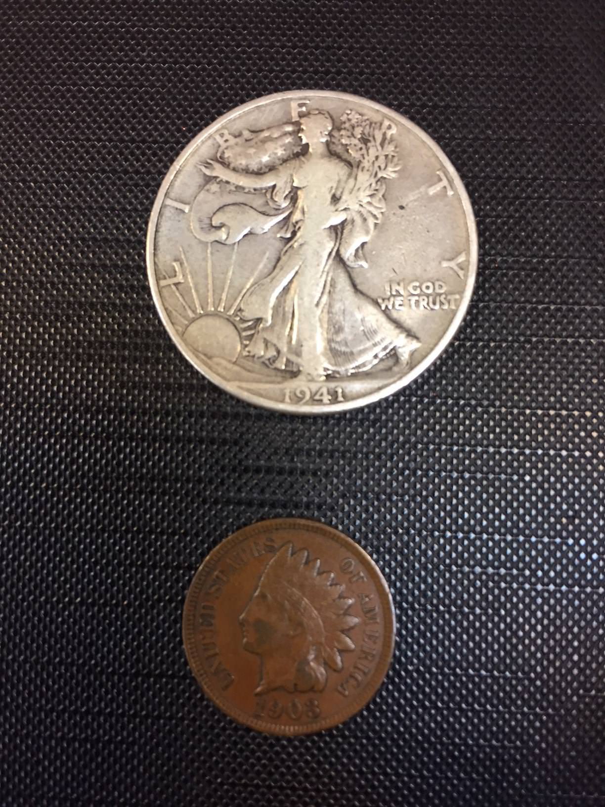 1941-D-Walking-Liberty-Half-Dollar-And-1903-Indian-Head-Penny