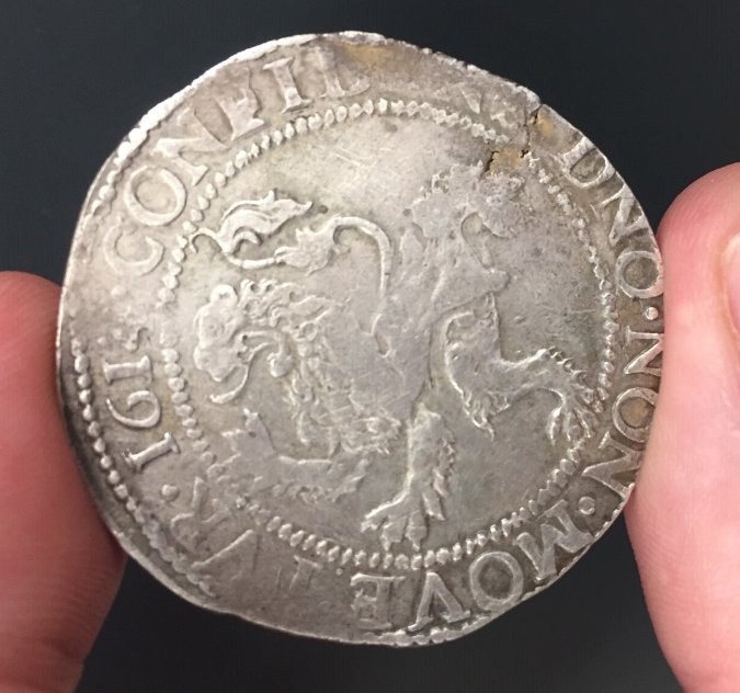 1614-Overijssel-Lion-Thaler-And-1895-Cap-&-Ray-Guadalajara-8-Reales