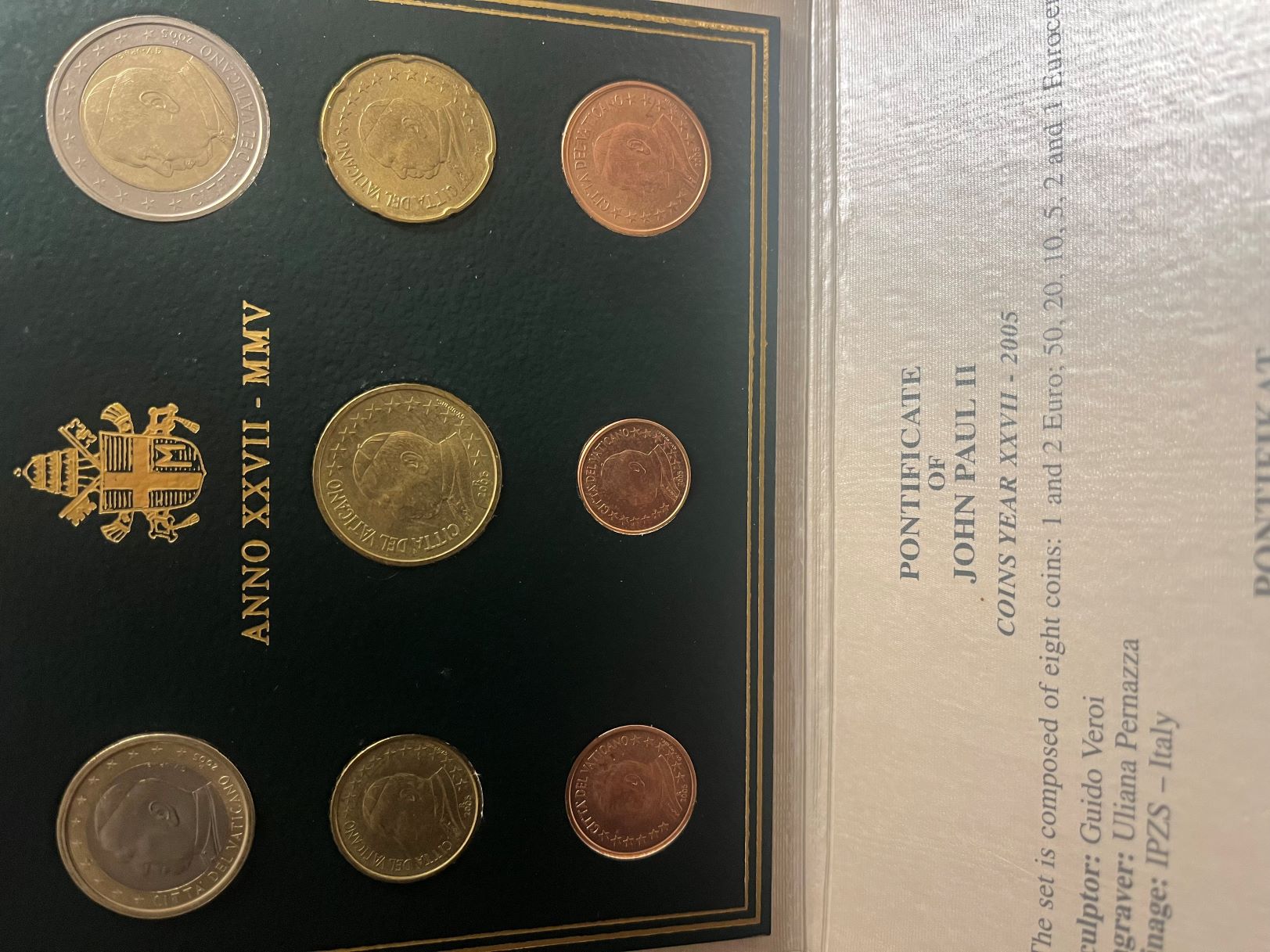 2005-John-Paul-II-Vatican-Euro-Set
