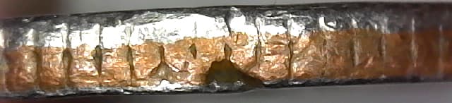 Odd-Break-In-Rim-Of-1984-P-Quarter
