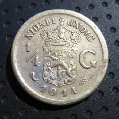 1914-Nether-East-Indies-1/4-G-Counterfiet?