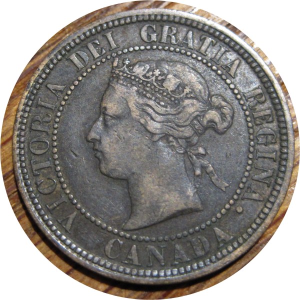 1876-H-Large-Cent,-Missing-Foot-In-Regina