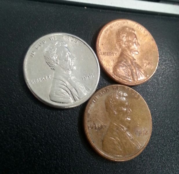 Found-1991-Zinc-Penny,-In-Pretty-Good-Shape