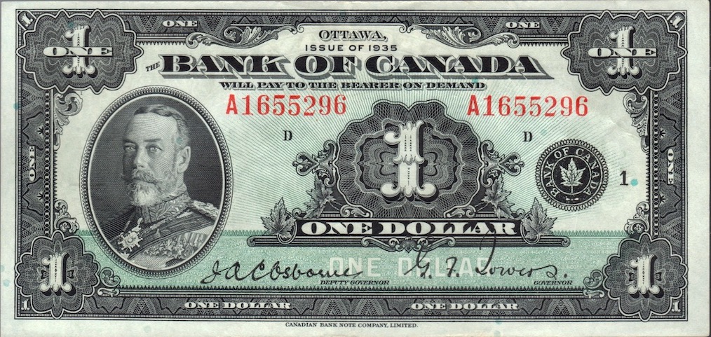 1935-Bank-Of-Canada-First-Series-Post-Yours!