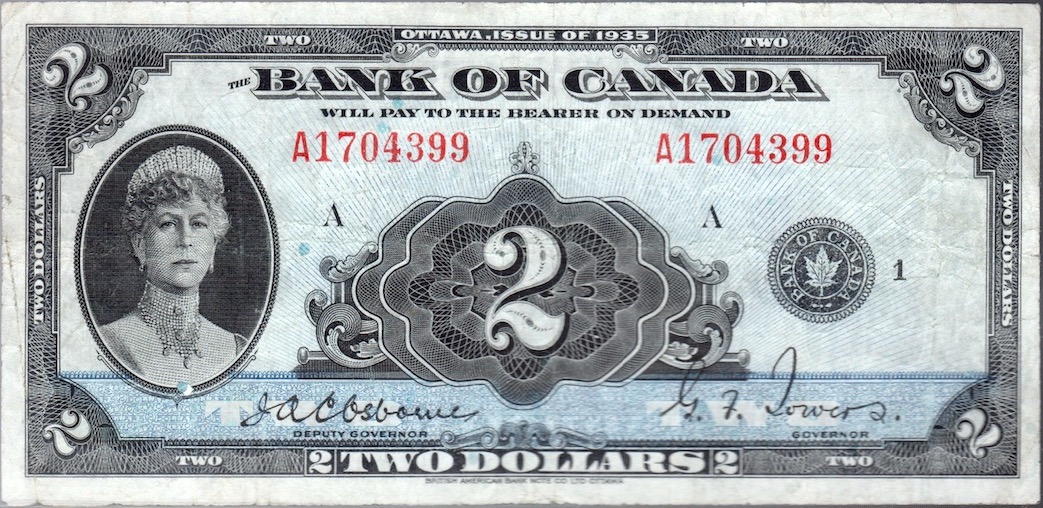 1935-Bank-Of-Canada-First-Series-Post-Yours!