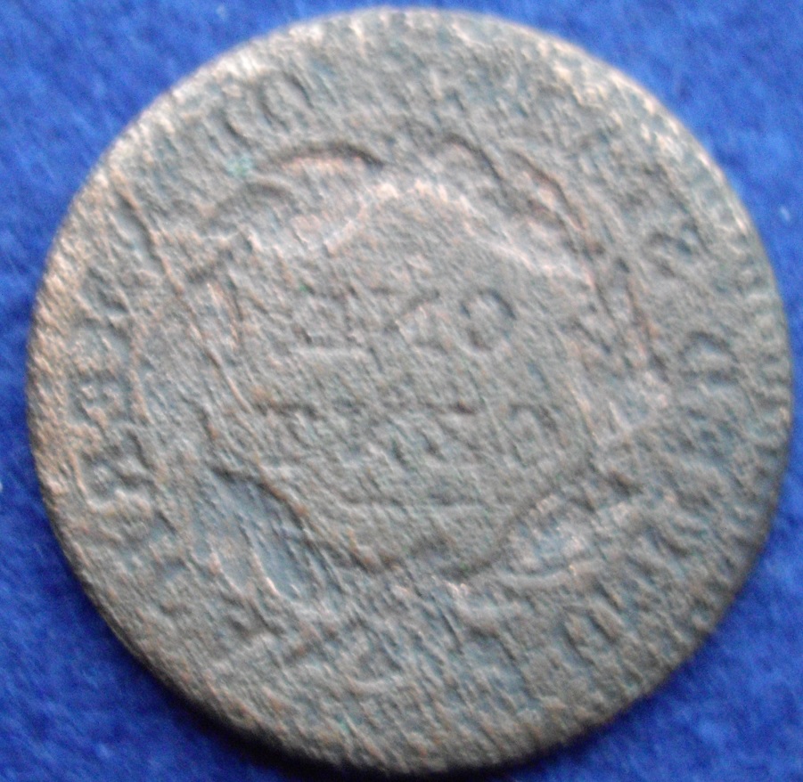 Coronet-Head-Large-Cent---Reverse-Struck-On-Both-Sides?