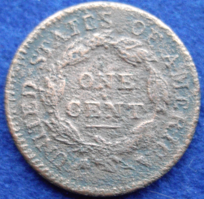 Coronet-Head-Large-Cent---Reverse-Struck-On-Both-Sides?