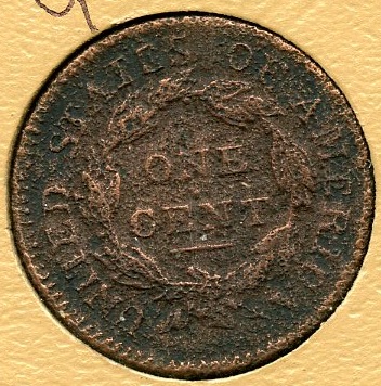 Coronet-Head-Large-Cent---Reverse-Struck-On-Both-Sides?