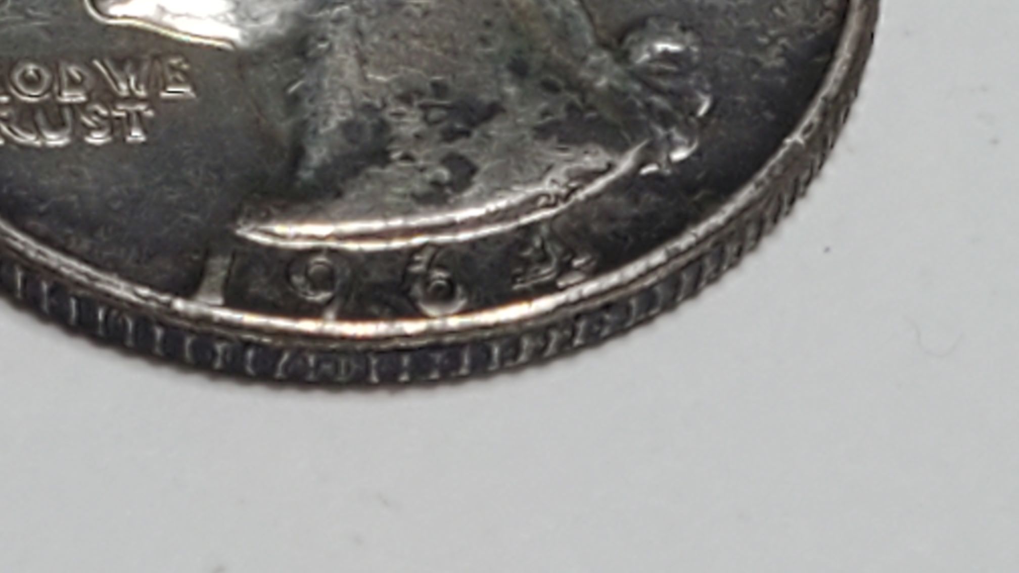 1964-Washington-Quarter-With-A-Could-Be-Planchet-Error-And-DDO-Or-Machine-Doubling?