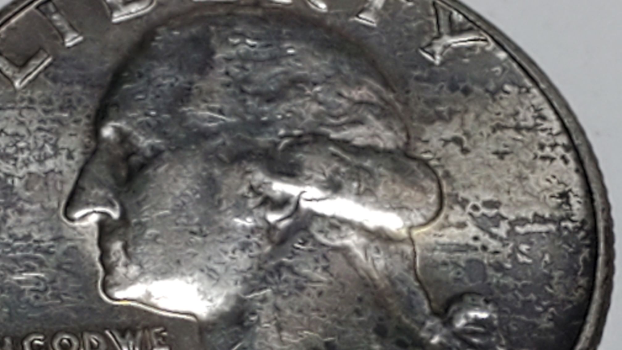 1964-Washington-Quarter-With-A-Could-Be-Planchet-Error-And-DDO-Or-Machine-Doubling?