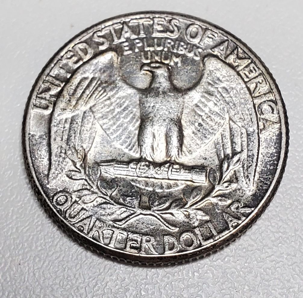 1964-Washington-Quarter-With-A-Could-Be-Planchet-Error-And-DDO-Or-Machine-Doubling?