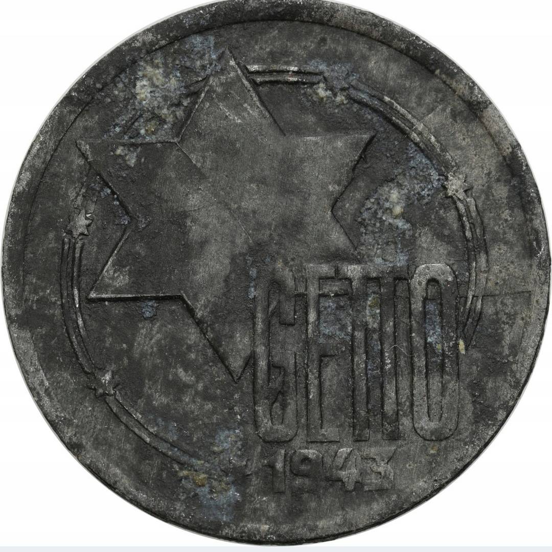 Łódź-Ghetto-10-Mark-1943-Al-Mg