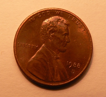 1988-D-LMC.-Notching-Above-Some-Lettering/Die-Crack-Near-MM?