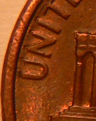 1988-D-LMC.-Notching-Above-Some-Lettering/Die-Crack-Near-MM?