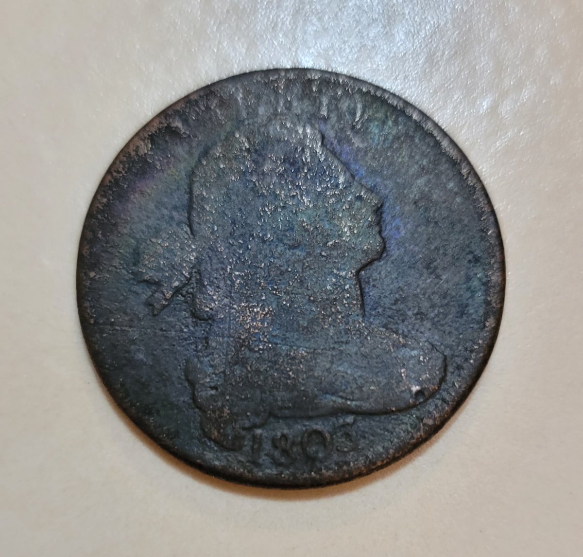 Picked-Up-This-1805-Large-Cent-At-A-Flea-Market