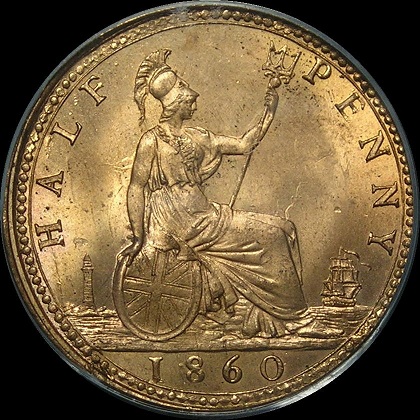 1860-Half-Penny