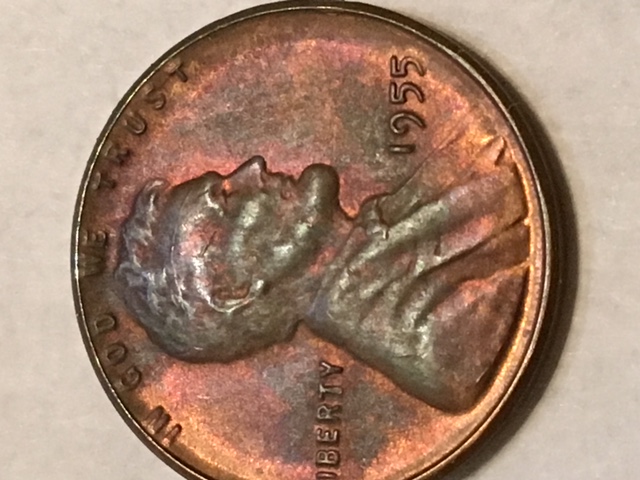 2-1955-Wheats-Both-With-Cracked-Head