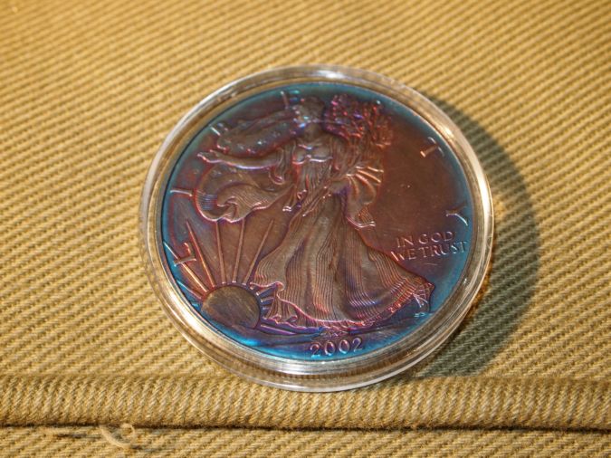 2014-Rainbow-Toned-American-Silver-Eagle-Dollar
