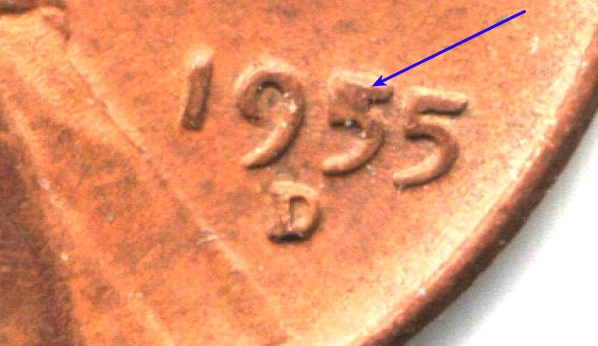 1955-D-Penny..extra-Copper