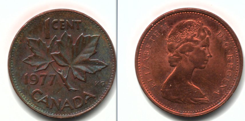1977-Penny-Colour-Difference...?