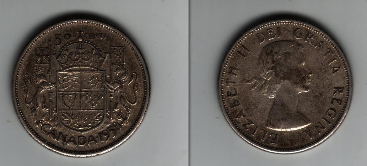 Over-Weight-1958---50-Cent-Piece..?