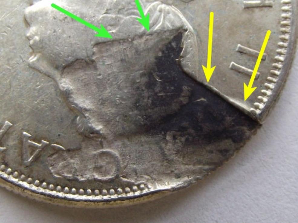 1961-50-Cents---Planchet-Flaw?