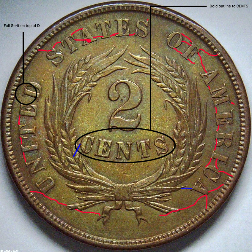 For-Grading---1864-Shield-Two-Cent