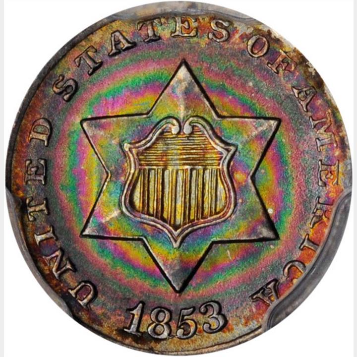 Beautiful-3-Cent-Silver---Nicest-I've-Ever-Seen!