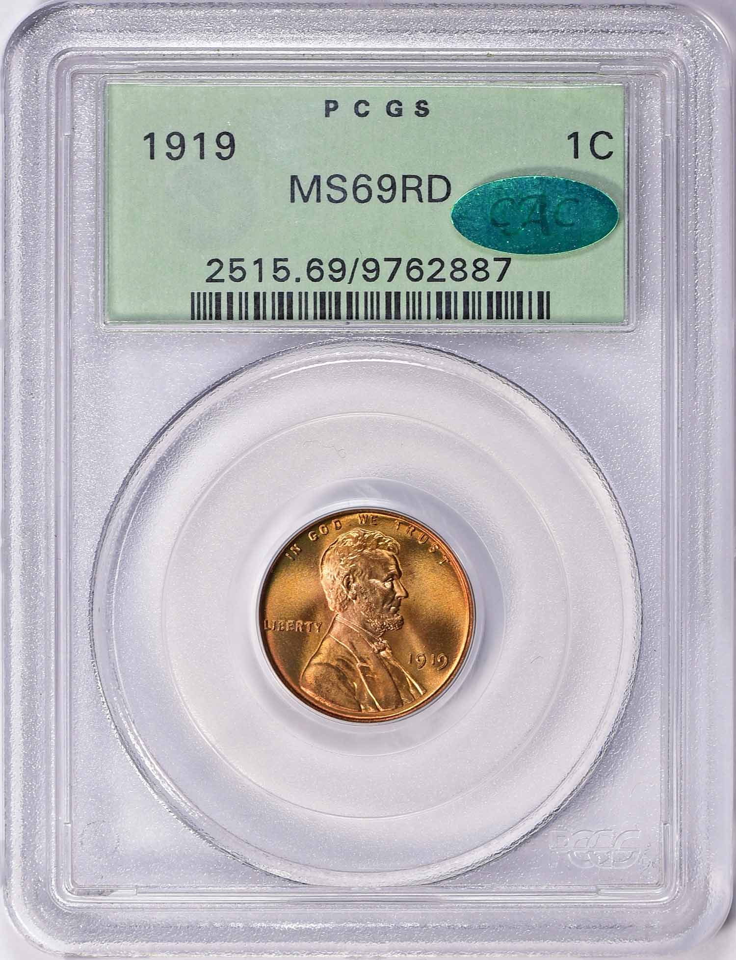 The-Only-PCGS-Graded-MS-69RD-Lincoln-Wheat-Cent-And-It's-Also-CAC-Approved