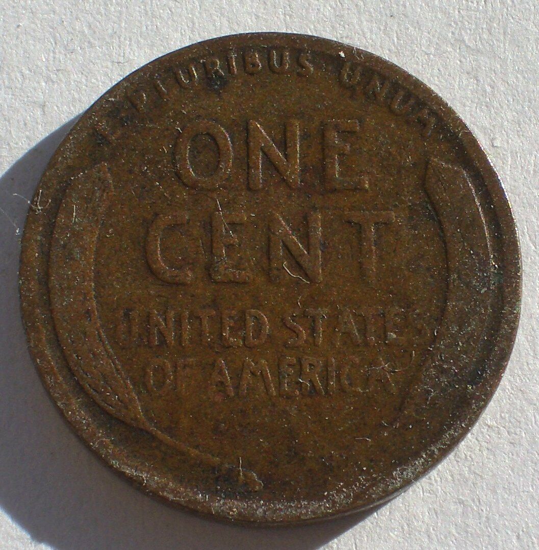 1914-Well-Circulated-Lincoln-With-Huge-Attached-Lamination?